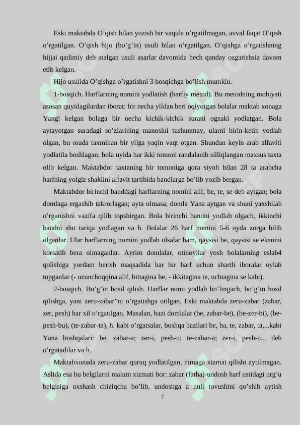 SAVOD O'RGATISH DAVRIDA BO'G'IN USTIDA 6