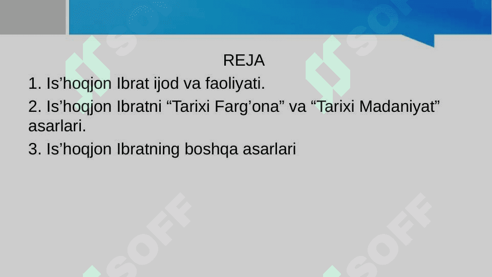 Chor Rossiya va sho’ro davri  manbalari 2