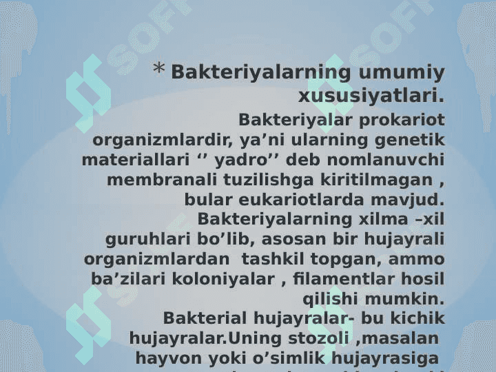 BAKTERIYALARNING KO’PAYISHI 2