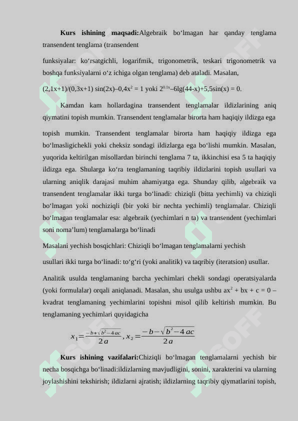 Chiziqsiz tenglamalar sistemasini yechish ning Nyuton usuli 4