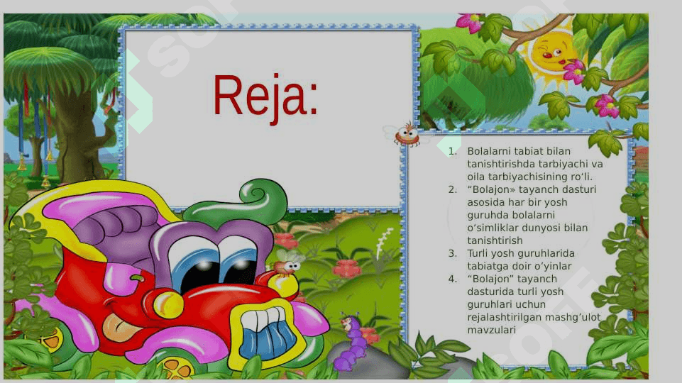 Turli yosh guruhlari uchun tabiatga oid o’yinlar 2