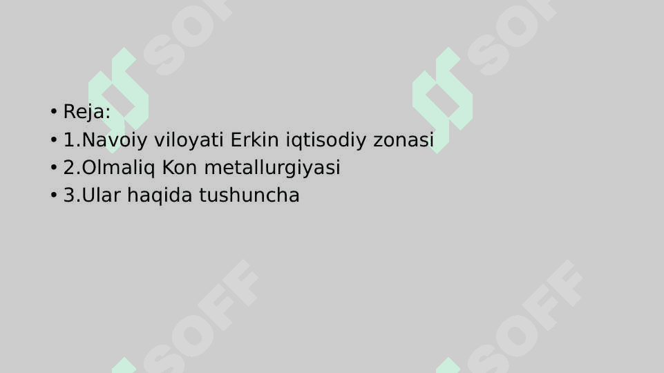 Erkin iqtisodiy zonalar 2