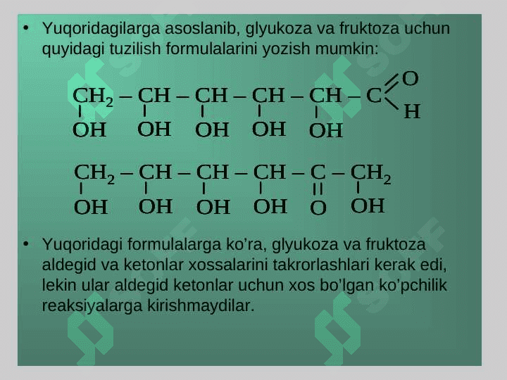 Uglevodlar va uning xossalari 6