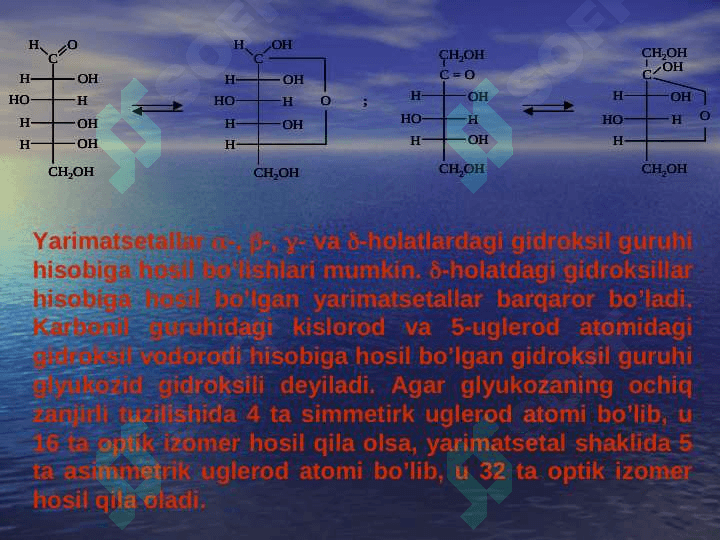 Uglevodlar va uning xossalari 8
