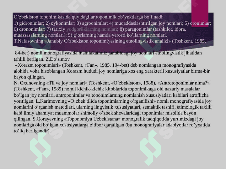 O’lka tarixni o’rganishda arxivlarning o’rni 8