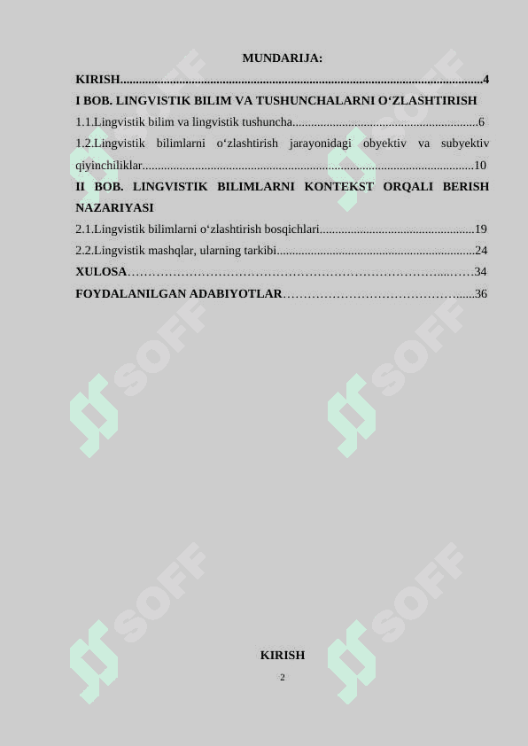 Lingvistik bilimni kontekst orqali berish metodikasi 2