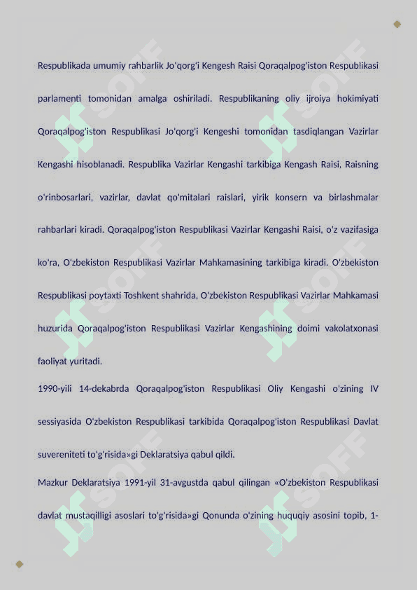 Mustaqillik davrida Qoraqalpog'iston 4
