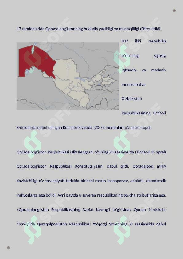 Mustaqillik davrida Qoraqalpog'iston 5