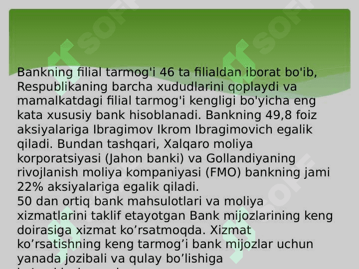 CHEKI Hamkorbank aksiyadorlik tijorat banki 6
