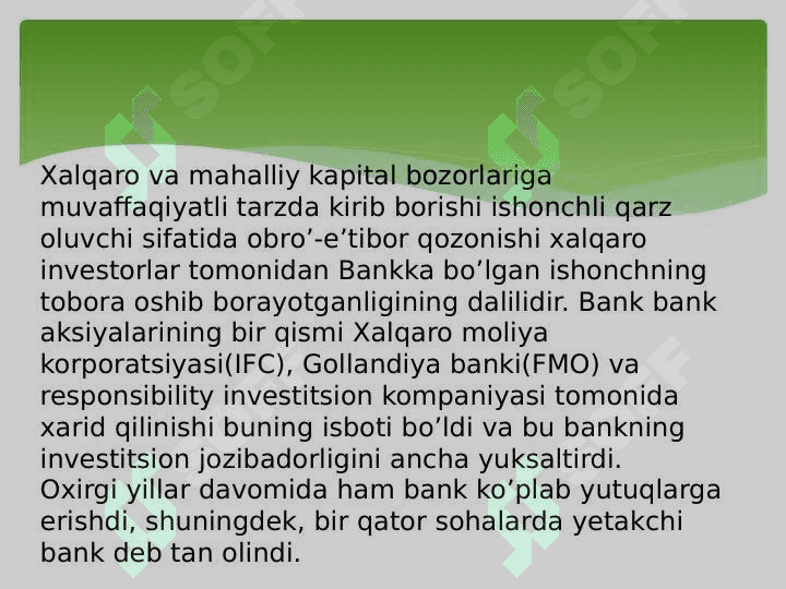 CHEKI Hamkorbank aksiyadorlik tijorat banki 8