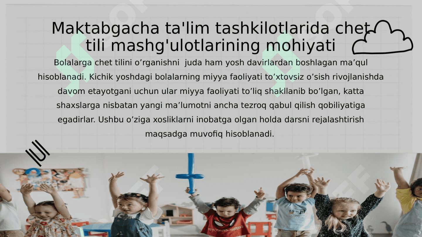 Zamonaviy tarbiyachining chet tili mashg'ulotlarini tuzishi va tashkil etishi 2