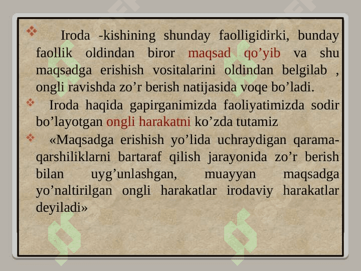 Psixologiya shaxsning hissiy-emotsional sohasi. Iroda 3