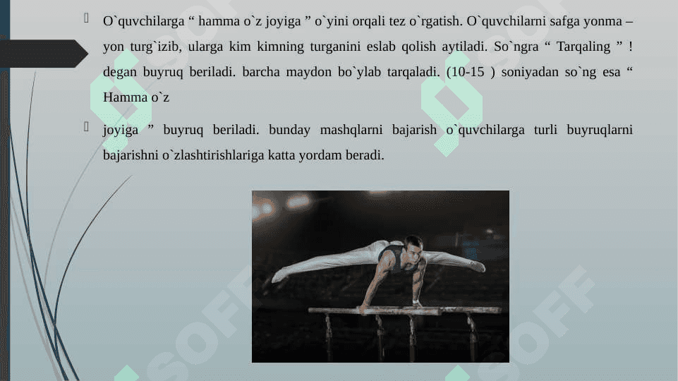 GIMNASTIKA SAF MASHQLARI 6