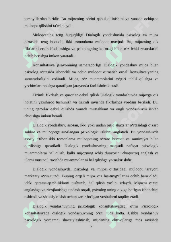 PSIXOLOGIK KONSULTATSIYADA DIALOGIK YONDASHUV MOHIYATI 7
