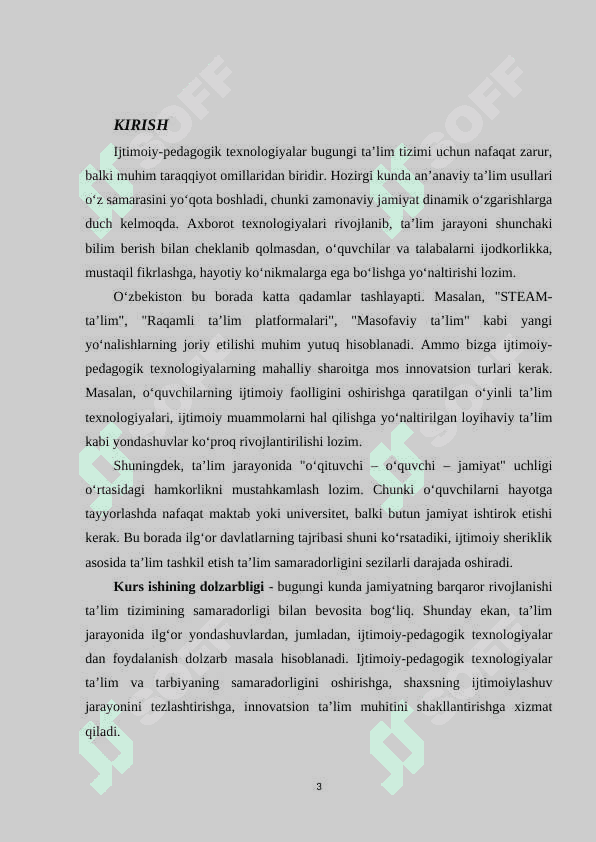 Ijtimoiy-pedagogik texnologiya tushunchasi va uning mohiyati 3