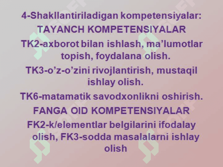 “Metallar” mavzusi bo`yicha tajribaviy masalalar yechish. 3