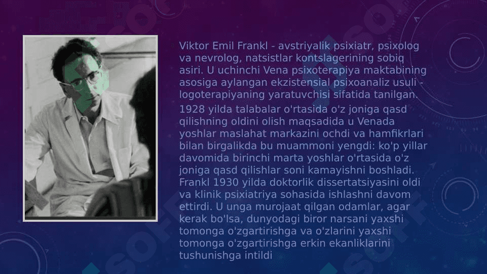 Viktor Frankl shaxs nazariyasi 3