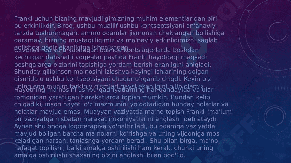 Viktor Frankl shaxs nazariyasi 4