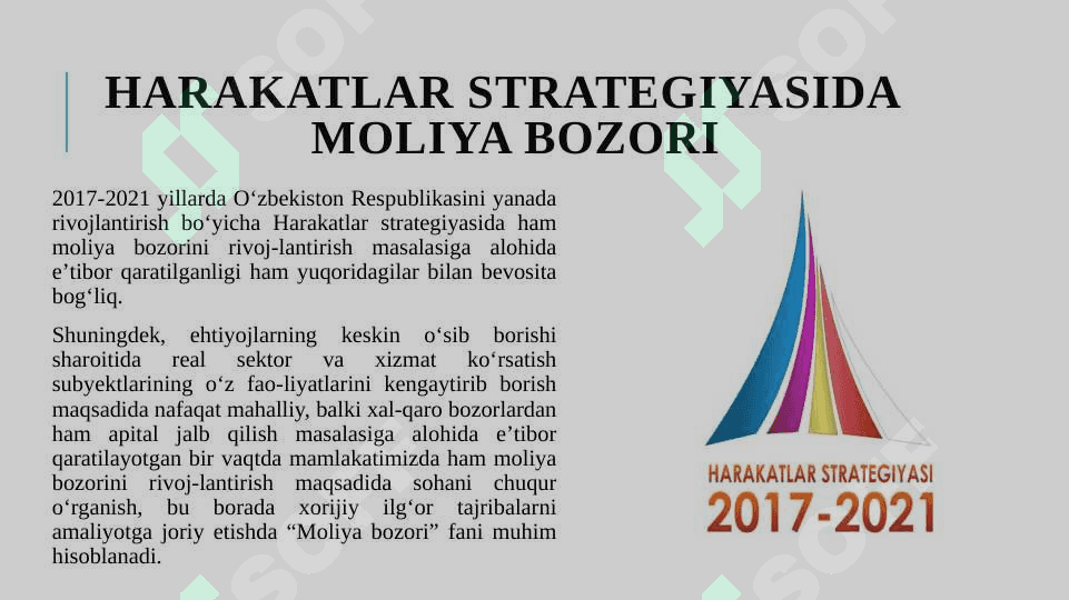 Davlatning moliya bozorini tartibga solishdagi roli. 4