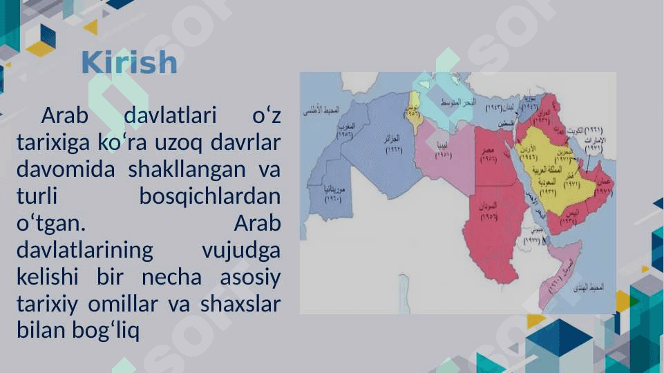 Arab davlatlari matbuotining vujudga kelishi 4