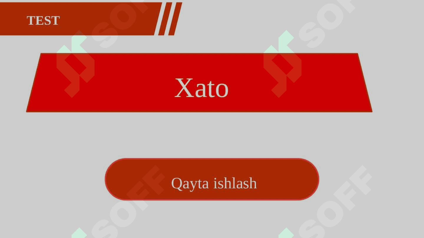 Axborot xavfsizligi test (javobini avtomatik tekshirish) 3