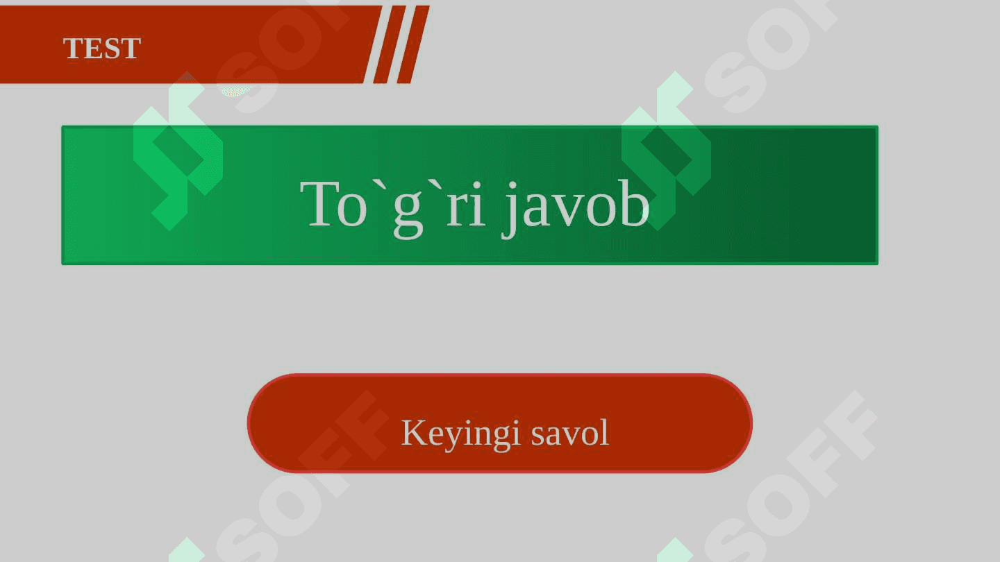 Axborot xavfsizligi test (javobini avtomatik tekshirish) 4