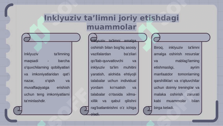 Inklyuziv ta'limning maqsadi va vazifalari 6