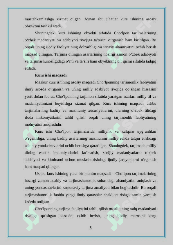 Chõlpon tarjimon 7