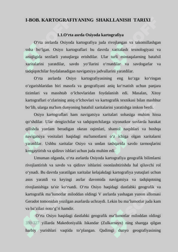 O‘RTA ASRLARDA OSIYODA KARTOGRAFIYANING RIVOJLANISHI 4