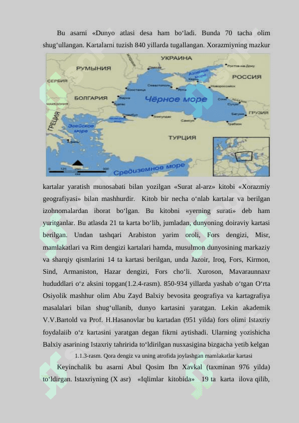 O‘RTA ASRLARDA OSIYODA KARTOGRAFIYANING RIVOJLANISHI 8