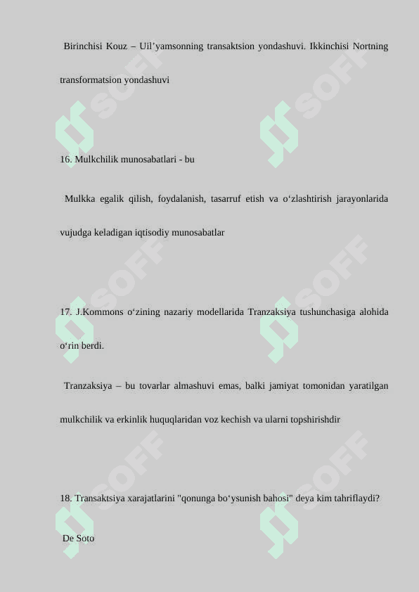 Institutsional iqtisodiyot yakuniy savollarga javob 5