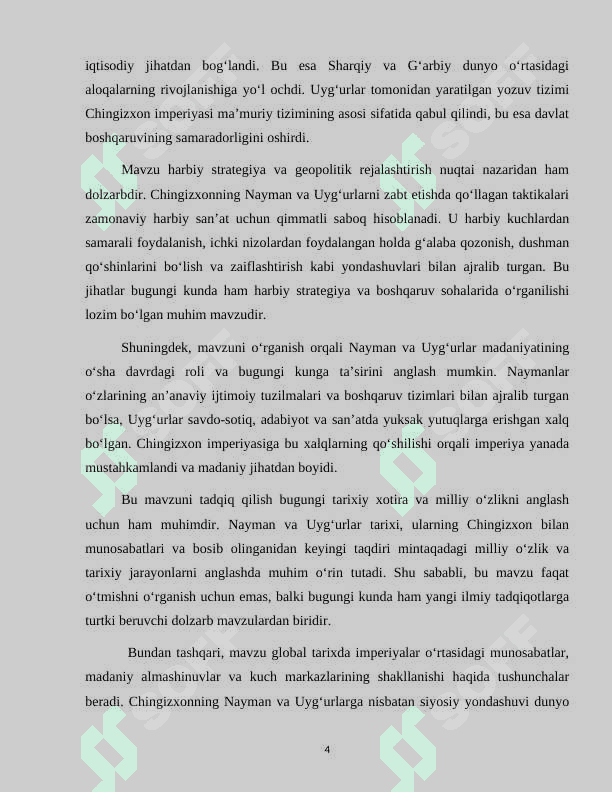 Chingizxonning Naymanlar va Uyg'urlarni bosib olishi 4