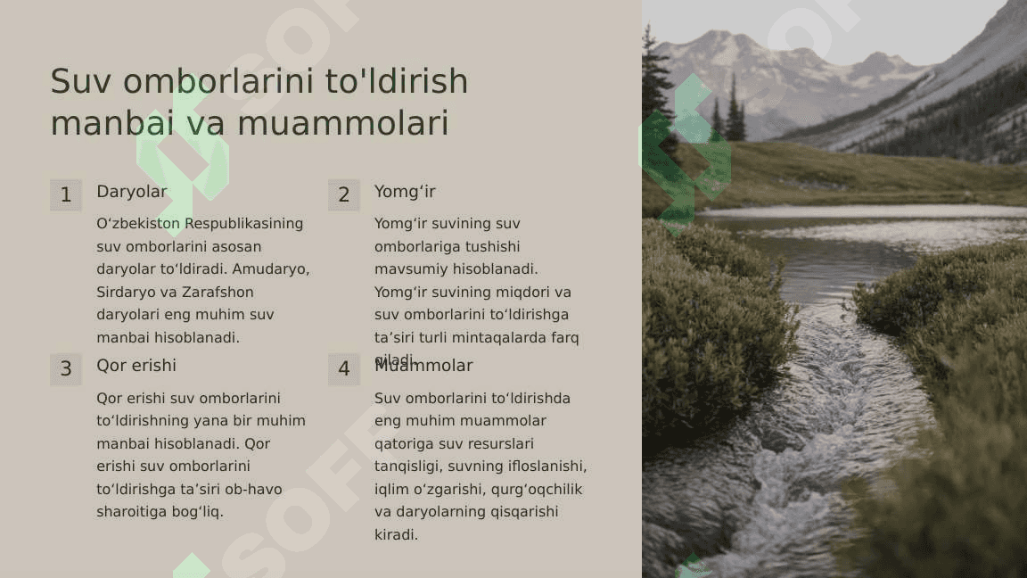 Oʻzbekiston Respublikasi suv omborlari dinamikasi 3