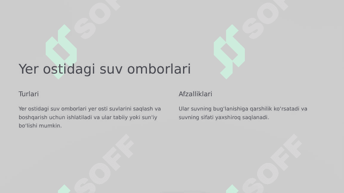 Suv omborlarini geografik joylashuvi boʻyicha turlari 3