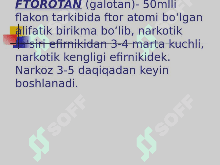Narkoz  vositalari 8
