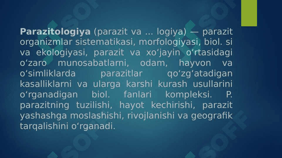 Parazitar kasalliklarning dizgnostika usullari (2) 3