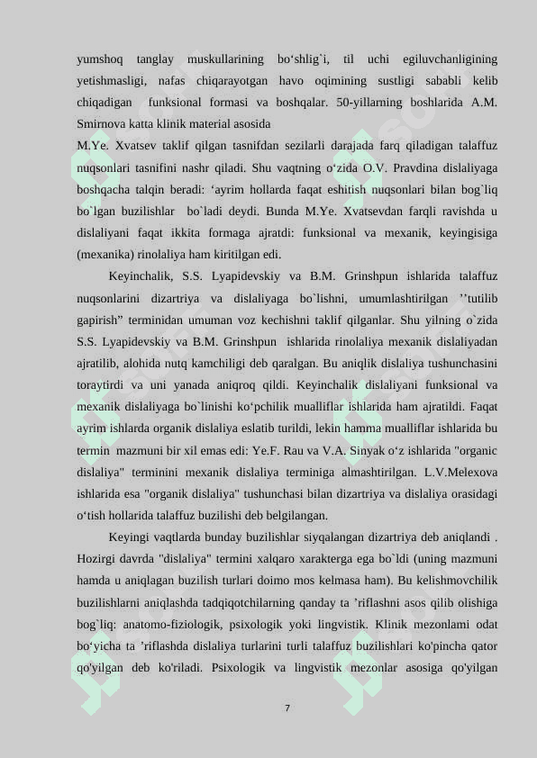 BOLALARDA TOVUSH TALAFFUZIDAGI KAMCHILIKLARNI BARTARAF ETISH VA SHAKLLANTIRISH METODLARI 7