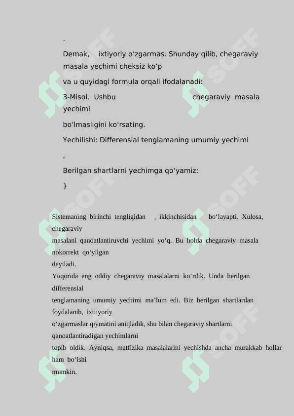 Ikki nuqtali chegaraviy masala. Grin funksiyasi 8