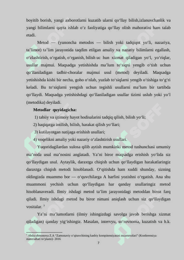 Mahoratli pedagogni o‘qishda kasbiy  kompitentsiyasini rivojlantirish 7