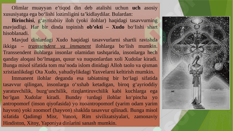 Dinshunoslik metodologiyasi va dinlarning tasnifi 8