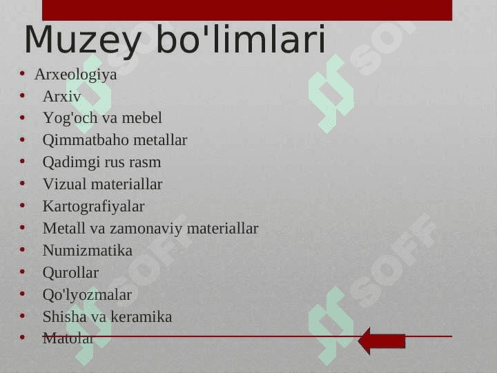 SSSR (Rossiy Federatsiyasi) ning tarixiy muzeyi 4
