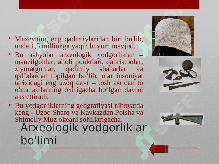 SSSR (Rossiy Federatsiyasi) ning tarixiy muzeyi 5
