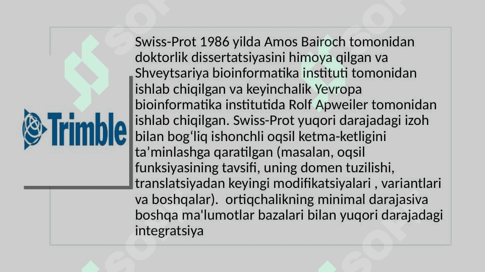 Oqsilga oid xalqaro baza ma’lumotlari bilan tanishish 4