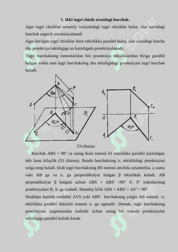Fazoning chorak  va oktantalarida nuqta. Epyurani yasash. 2