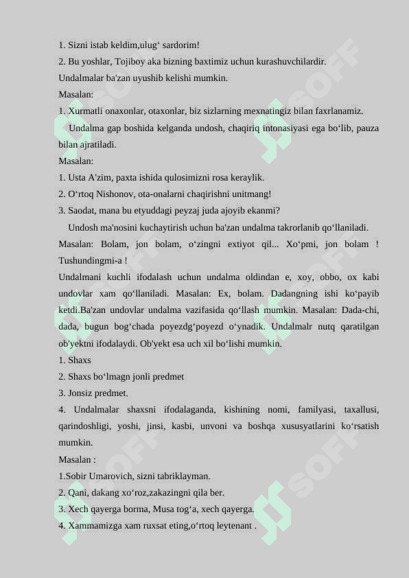 Gap bo‘laklari sanalmaydigan birliklar 4