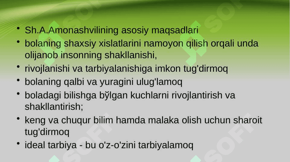 Amonashveli shaxsiy insonparvarlik yondoshuv texnologiyasi 3