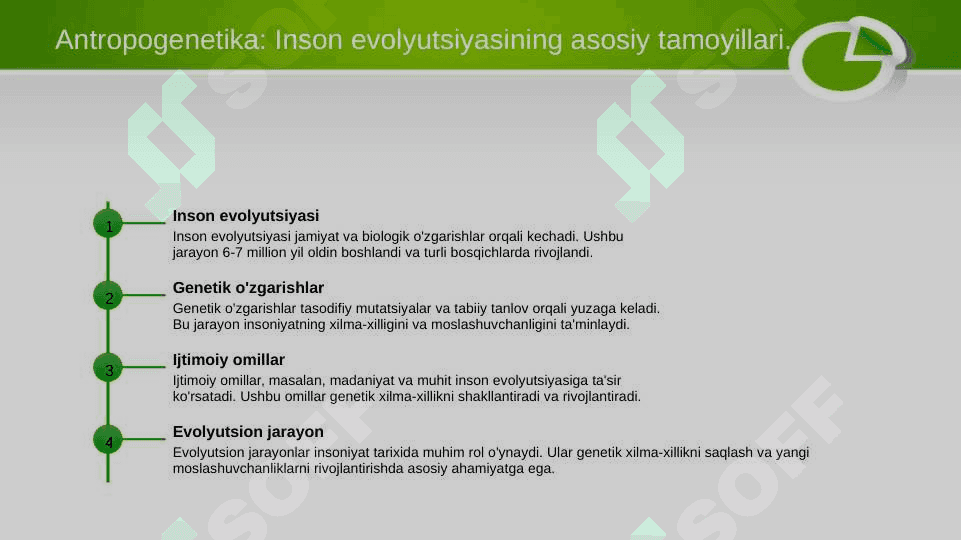 Antropogenetika usullari. populyatsion-statik usul 3