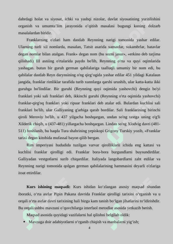 Pipin Pakana davrida Frank qirolligi 4