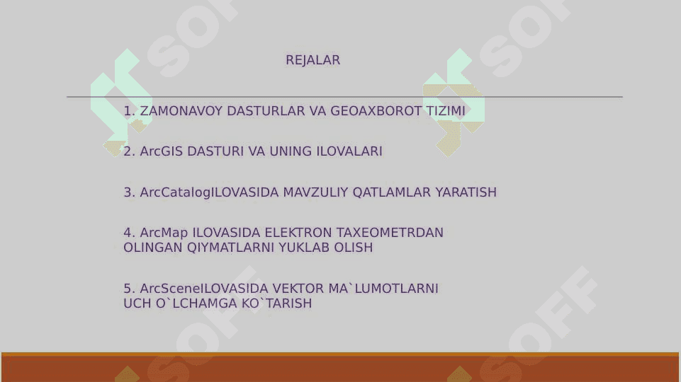 Geosistemalarni tavsiflashda GIS usullarini qo’llash 2