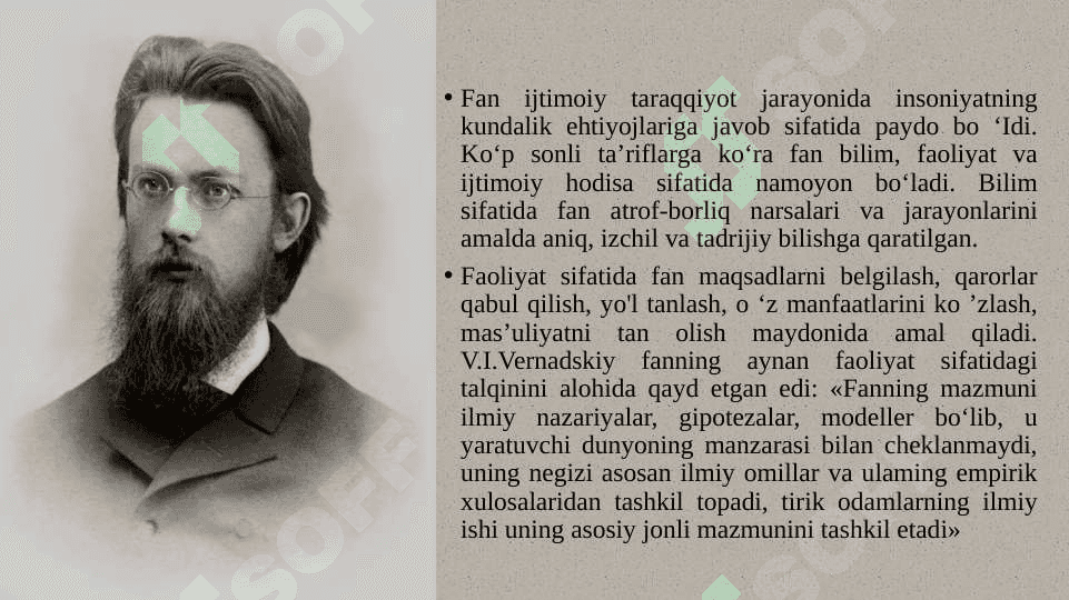 FAN – IJTIMOIY-MADANIY HODISA 4